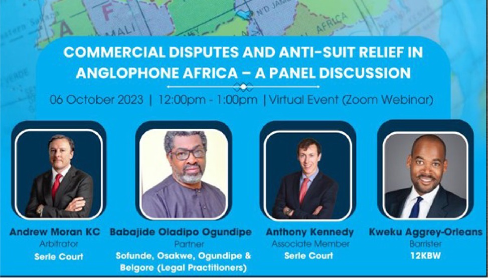 Babajide Ogundipe on TL4Disputes: Commercial Disputes and Antisuit Relief in Anglophone Africa – A Panel Discussion